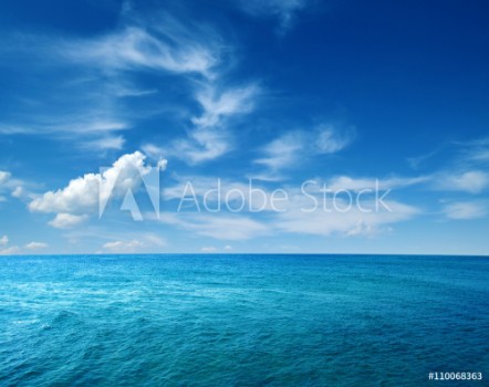 Picture of Blue sea water